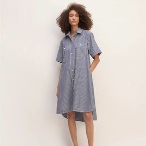 Everlane Daytripper Dress Size XL in Blue/White Stripe
